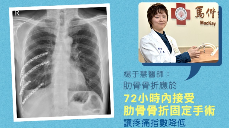 馬偕紀念醫院外傷科、胸腔外科主治醫師楊于慧 馬偕紀念醫院外傷科、胸腔外科主治醫師楊于慧
