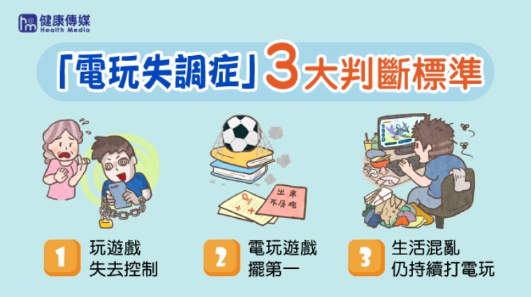 電玩失調症3大判斷標準 電玩失調症3大判斷標準