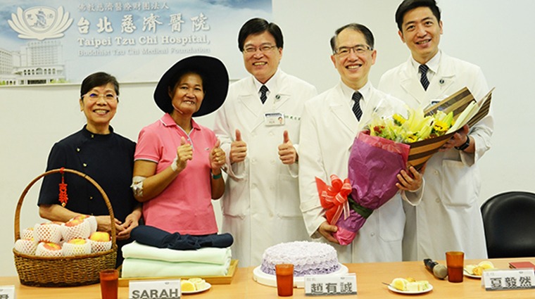 台北慈濟醫療團隊協助Sarah切除下巴巨瘤並重建下顎骨 台北慈濟醫療團隊協助Sarah切除下巴巨瘤並重建下顎骨