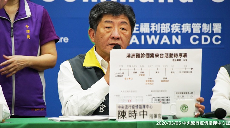 中央流行疫情指揮中心指揮官陳時中 中央流行疫情指揮中心指揮官陳時中