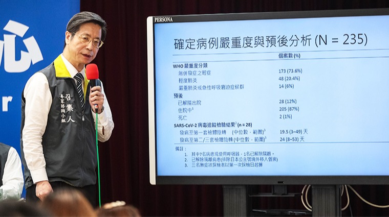 中央流行疫情指揮中心專家諮詢小組召集人張上淳教授 中央流行疫情指揮中心專家諮詢小組召集人張上淳教授