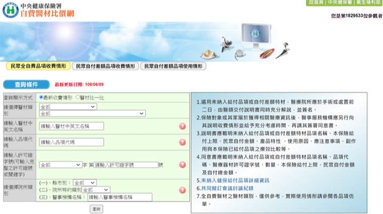自費醫材比價網 自費醫材比價網