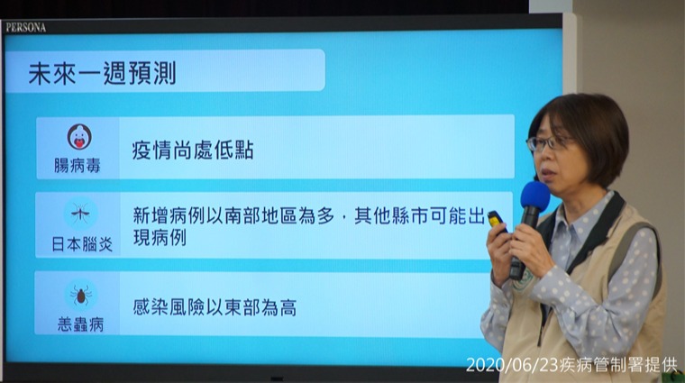 疾管署疫情中心主任劉定萍 疾管署疫情中心主任劉定萍