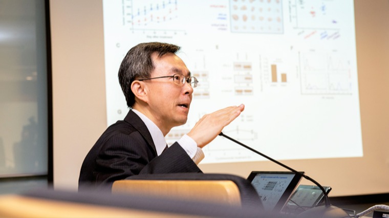 中央研究院細胞與個體生物研究所特聘研究員兼任生醫轉譯研究中心主任吳漢忠 中央研究院細胞與個體生物研究所特聘研究員兼任生醫轉譯研究中心主任吳漢忠