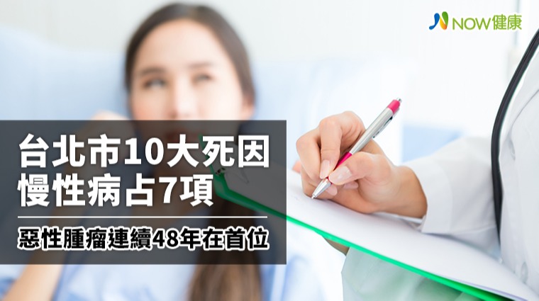 台北市10大死因慢性病占7項 惡性腫瘤連續48年在首位 台北市10大死因慢性病占7項 惡性腫瘤連續48年在首位