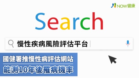 國健署推慢性病評估網站 能測10年後罹病機率