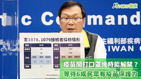 疫苗開打口罩幾時能解禁？ 莊人祥：疫苗覆蓋率達6成