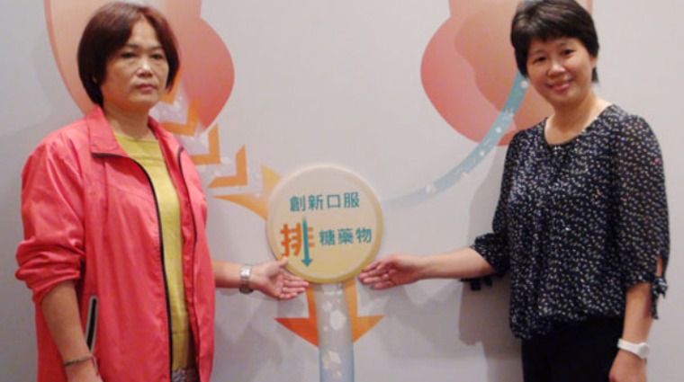 圖右為新陳代謝科醫師江珠影 圖右為新陳代謝科醫師江珠影