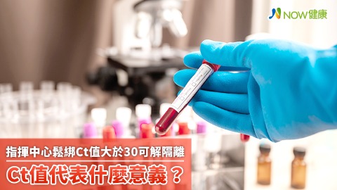 指揮中心鬆綁Ct值大於30可解隔離 Ct值代表什麼意義？