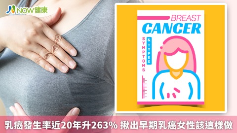 乳癌發生率近20年升263% 揪出早期乳癌女性該這樣做