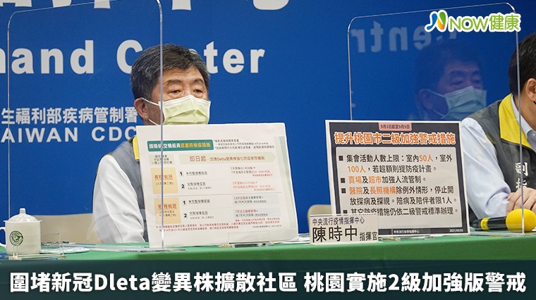 圍堵新冠Dleta變異株擴散社區 桃園實施2級加強版警戒 圍堵新冠Dleta變異株擴散社區 桃園實施2級加強版警戒