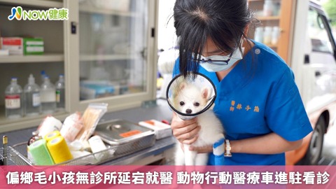 偏鄉毛小孩無診所延宕就醫 動物行動醫療車進駐看診