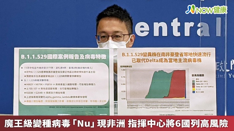 魔王級變種病毒「Nu」現非洲 指揮中心將6國列高風險 魔王級變種病毒「Nu」現非洲 指揮中心將6國列高風險