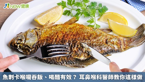 魚刺卡喉嚨吞飯、喝醋有效？ 耳鼻喉科醫師教你這樣做