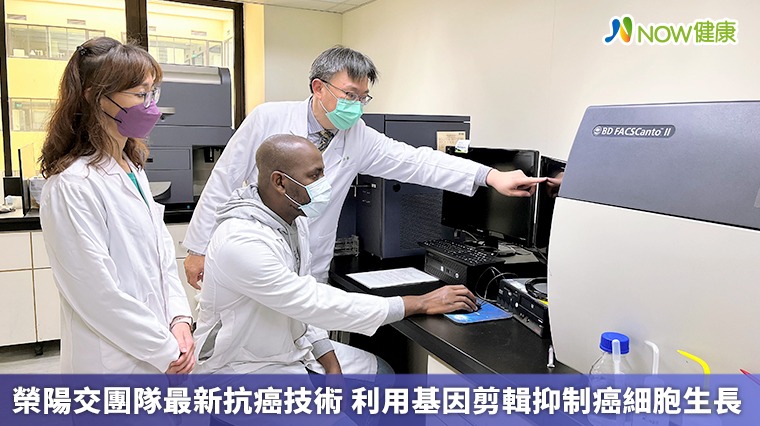 榮陽交團隊最新抗癌技術 利用基因剪輯抑制癌細胞生長 榮陽交團隊最新抗癌技術 利用基因剪輯抑制癌細胞生長