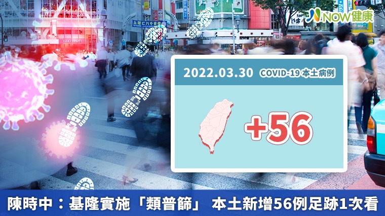 陳時中:基隆實施「類普篩」 本土新增56例足跡1次看 陳時中:基隆實施「類普篩」 本土新增56例足跡1次看