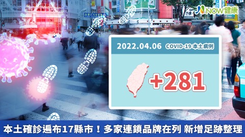 本土確診遍布17縣市！多家連鎖品牌在列 新增足跡整理