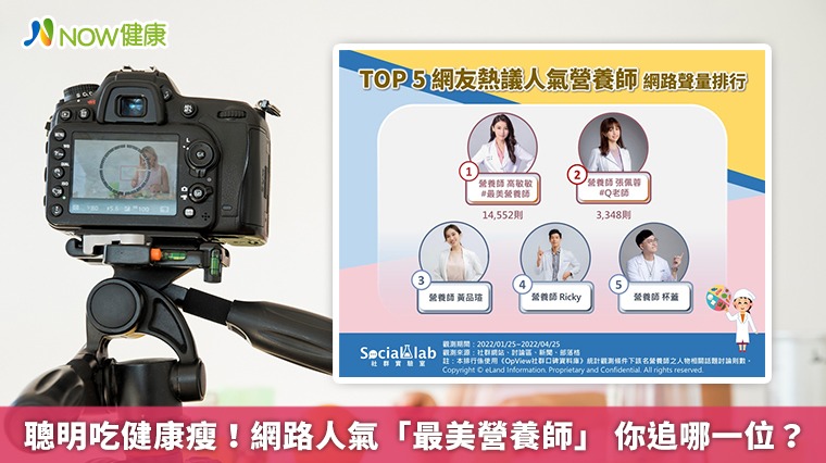 教你聰明吃健康瘦! 網路人氣「最美營養師」你追哪一位 教你聰明吃健康瘦! 網路人氣「最美營養師」你追哪一位