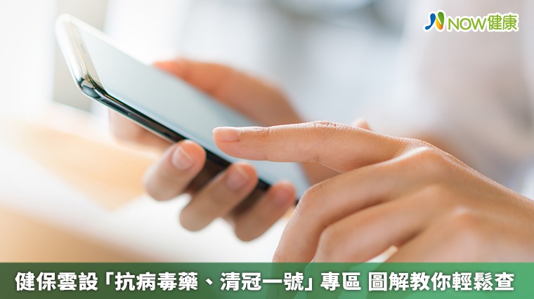 健保雲設「抗病毒藥、清冠一號」專區 圖解教你輕鬆查 健保雲設「抗病毒藥、清冠一號」專區 圖解教你輕鬆查