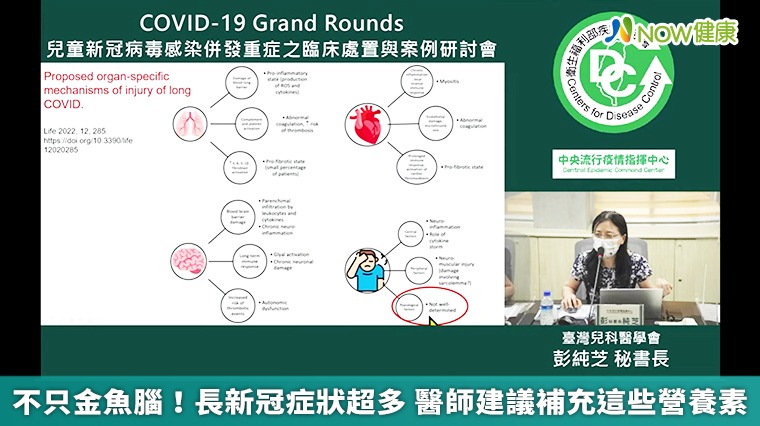 不只金魚腦!長新冠症狀超多 醫師建議補充這些營養素 不只金魚腦!長新冠症狀超多 醫師建議補充這些營養素