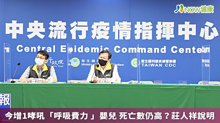 今增1哮吼「呼吸費力 」嬰兒 死亡數仍高?莊人祥說明 今增1哮吼「呼吸費力 」嬰兒 死亡數仍高?莊人祥說明