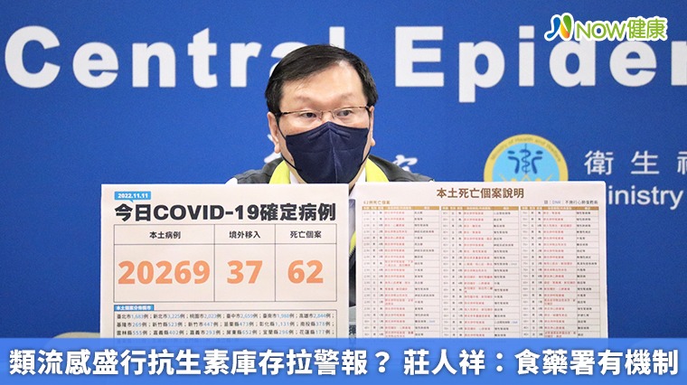 類流感盛行抗生素庫存拉警報? 莊人祥:食藥署有機制 類流感盛行抗生素庫存拉警報? 莊人祥:食藥署有機制