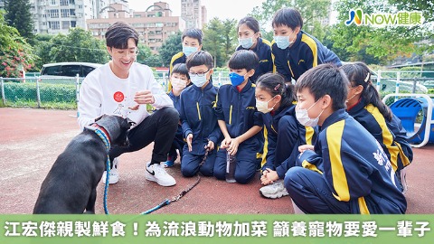 江宏傑親製鮮食！為流浪動物加菜 籲養寵物要愛一輩子