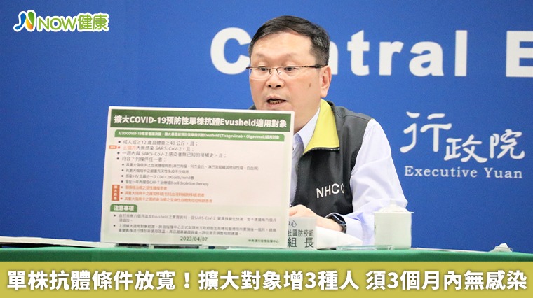 單株抗體條件放寬!擴大對象增3種人 須3個月內無感染 單株抗體條件放寬!擴大對象增3種人 須3個月內無感染