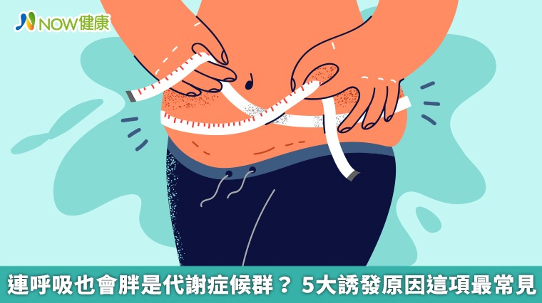 連呼吸也會胖是代謝症候群? 5大誘發原因這項最常見 連呼吸也會胖是代謝症候群? 5大誘發原因這項最常見