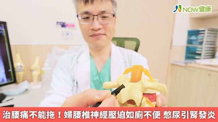 治腰痛不能拖！婦腰椎神經壓迫如廁不便 憋尿引腎發炎