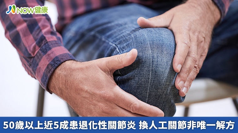 50歲以上近5成患退化性關節炎 換人工關節非唯一解方 50歲以上近5成患退化性關節炎 換人工關節非唯一解方