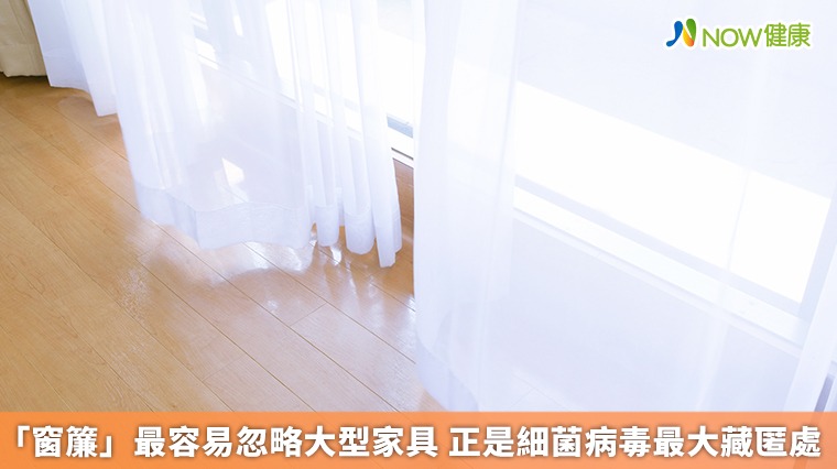 「窗簾」最容易忽略大型家具 正是細菌病毒最大藏匿處 「窗簾」最容易忽略大型家具 正是細菌病毒最大藏匿處