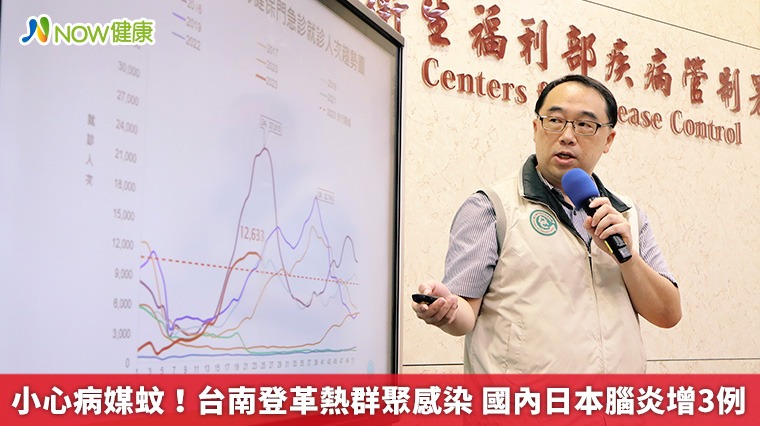 小心病媒蚊！台南登革熱群聚感染 國內日本腦炎增3例