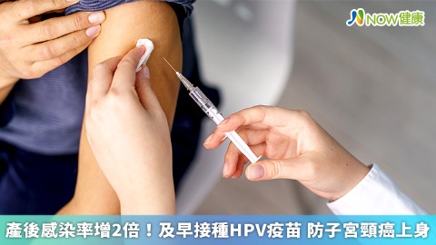 產後感染率增2倍！及早接種HPV疫苗 防子宮頸癌上身