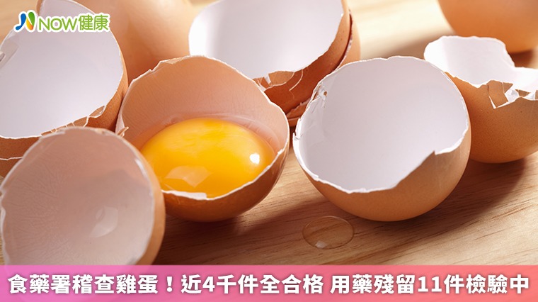 食藥署稽查雞蛋!近4千件全合格 用藥殘留11件檢驗中 食藥署稽查雞蛋!近4千件全合格 用藥殘留11件檢驗中