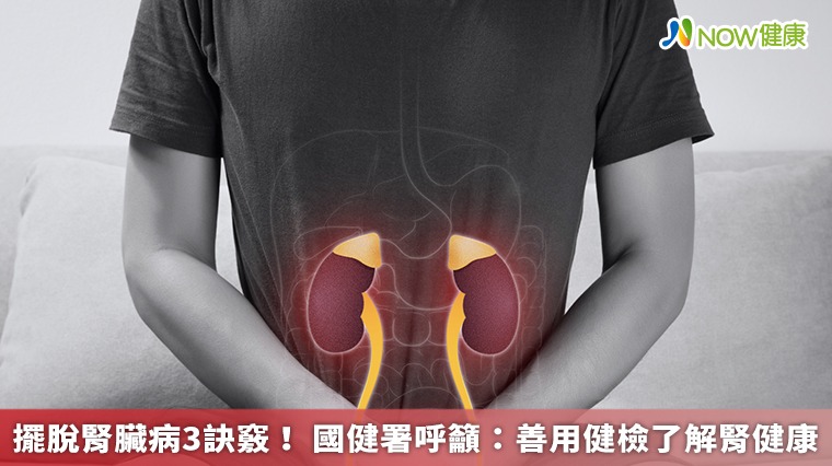 擺脫腎臟病3訣竅! 國健署呼籲:善用健檢了解腎健康 擺脫腎臟病3訣竅! 國健署呼籲:善用健檢了解腎健康