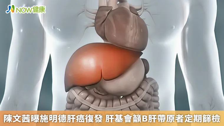 陳文茜曝施明德肝癌復發 肝基會籲B肝帶原者定期篩檢 陳文茜曝施明德肝癌復發 肝基會籲B肝帶原者定期篩檢