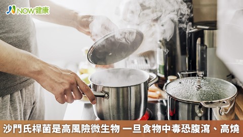 沙門氏桿菌是高風險微生物 一旦食物中毒恐腹瀉、高燒