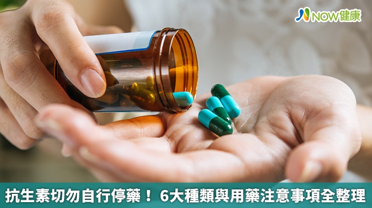 抗生素切勿自行停藥! 6大種類與用藥注意事項全整理 抗生素切勿自行停藥! 6大種類與用藥注意事項全整理