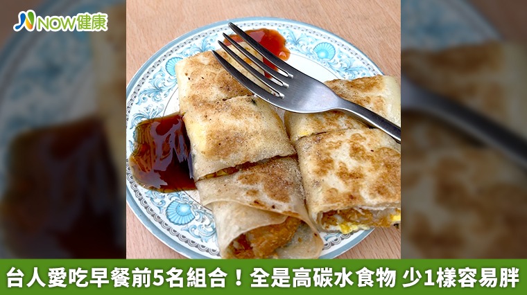 台人愛吃早餐前5名組合!全是高碳水食物 少1樣容易胖 台人愛吃早餐前5名組合!全是高碳水食物 少1樣容易胖