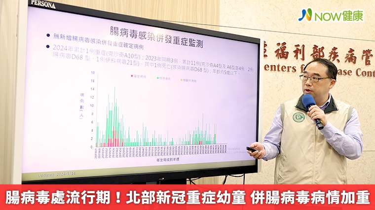 腸病毒處流行期！北部新冠重症幼童 併腸病毒病情加重