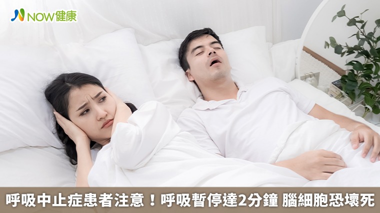 呼吸中止症患者注意!呼吸暫停達2分鐘 腦細胞恐壞死 呼吸中止症患者注意!呼吸暫停達2分鐘 腦細胞恐壞死