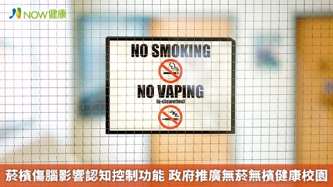 菸檳傷腦影響認知控制功能 政府推廣無菸無檳健康校園  菸檳傷腦影響認知控制功能 政府推廣無菸無檳健康校園
