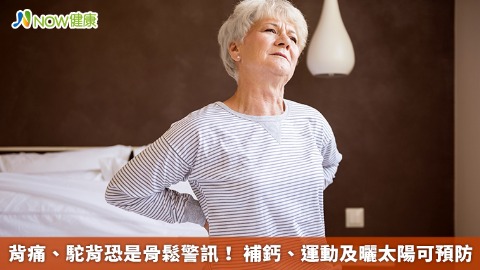 背痛、駝背恐是骨鬆警訊！ 補鈣、運動及曬太陽可預防