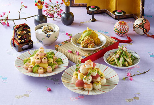 各式女兒節料理(圖片提供/欣葉日本料理) 各式女兒節料理(圖片提供/欣葉日本料理)