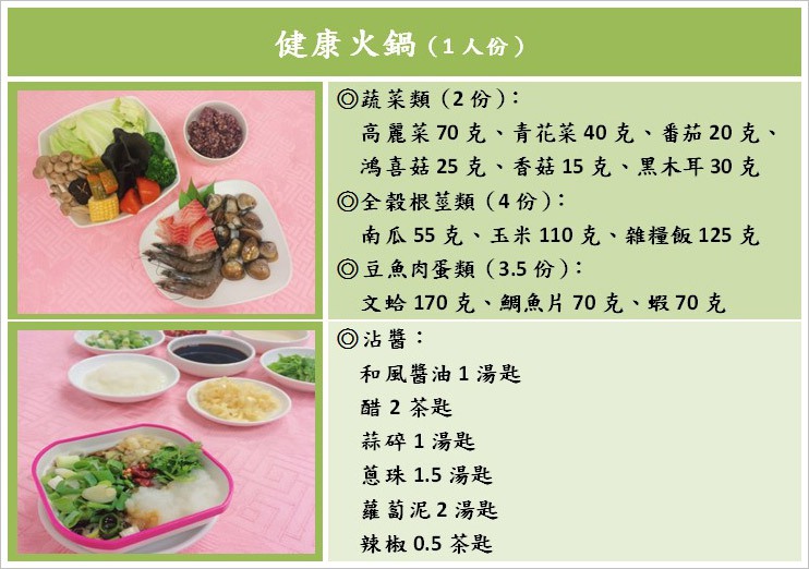 健康火鍋(1人份) 健康火鍋(1人份)